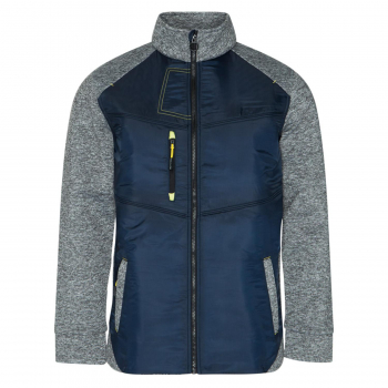 North Ways® Hybrid-Jacke BISHOP Fleece blau grau modernes Design