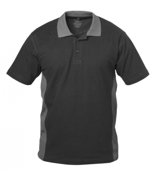 Polo-Shirt SEVILLA schwarz/grau