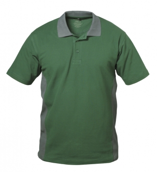 Polo-Shirt VALENCIA grün/grau