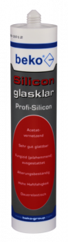 Beko glasklar Silicon, hochtransparent 310ml Kartusche