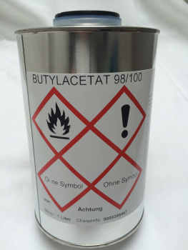 Butylacetat 98/100% reinst in 1 Liter Dose